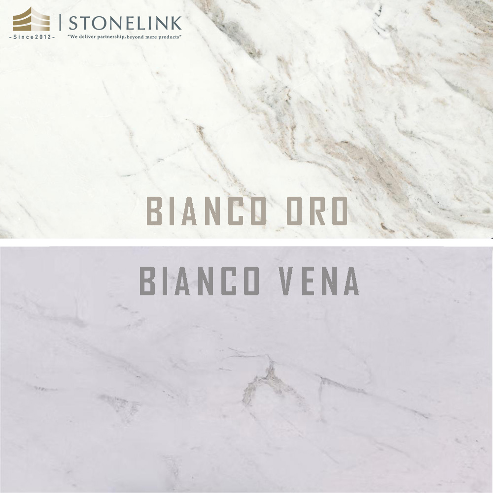 Bianco Oro Bianco Vena marble series