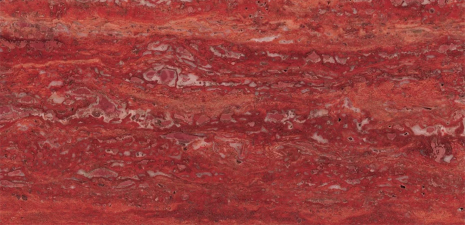 Iran red travertine