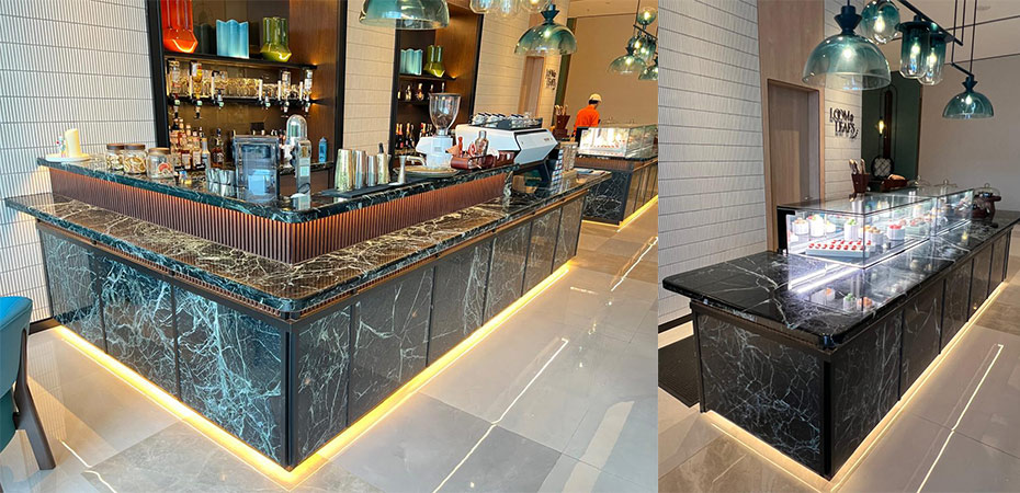 Indian Green marble countertops