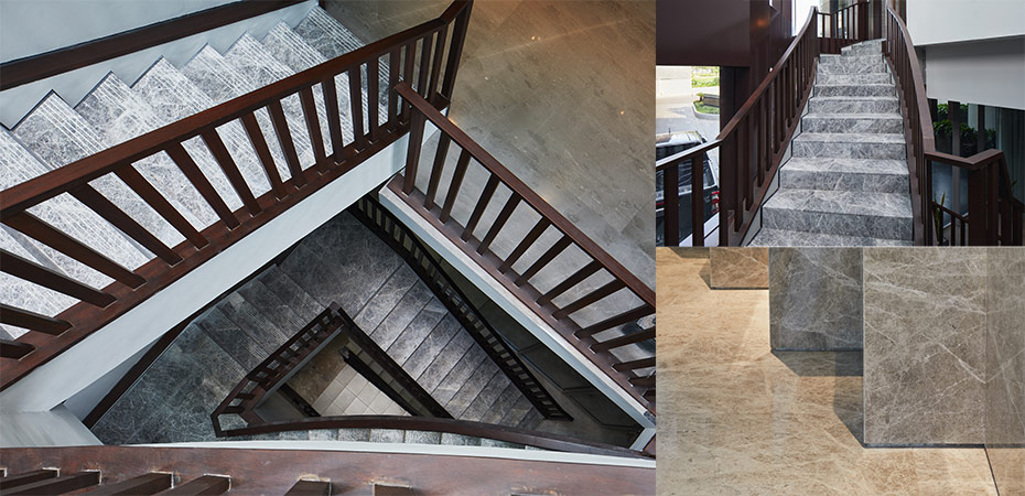 Maya Grey stair steps