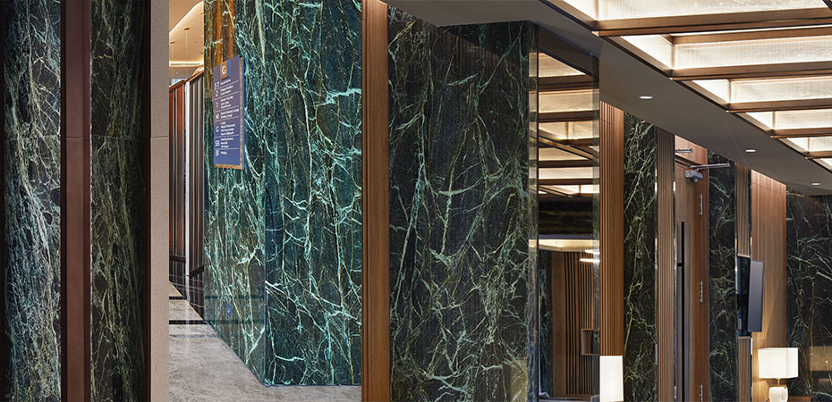 Forest Green marble wall decoration