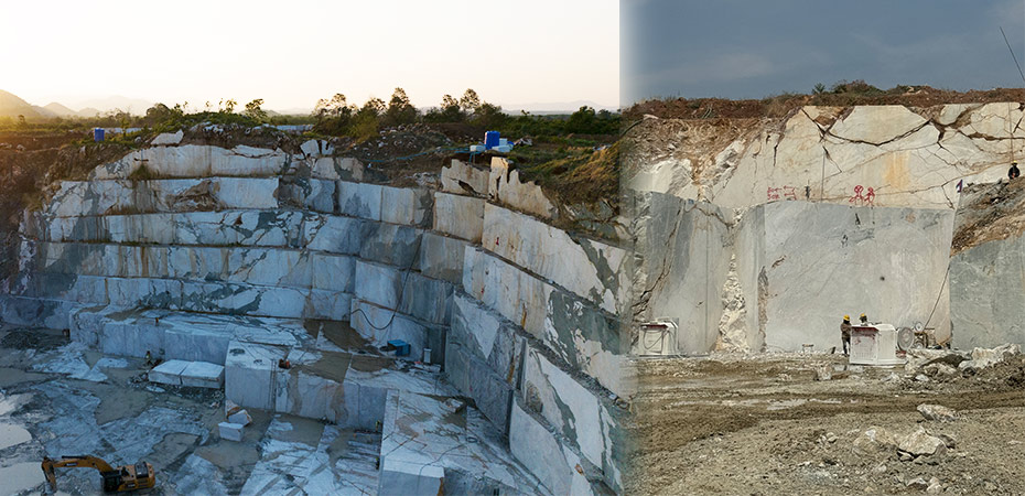 Four Seasons Green marble quarry