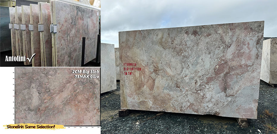 Same as Antolini Four Seasons Sakura Marble Now Exclusive to STONELINK in Asia