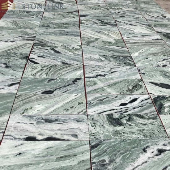 Raggio Verde marble tile
