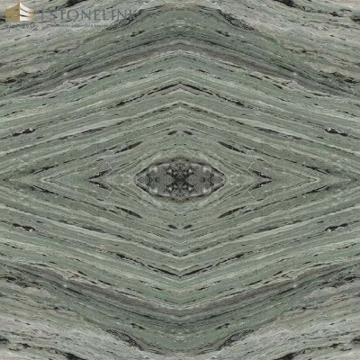Raggio Verde marble slab