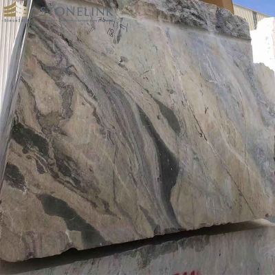 Raggio Verde marble block