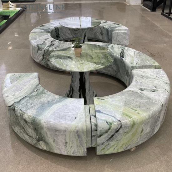 Raggio Verde marble slab