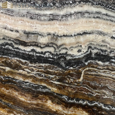 Jurassic traonyx travertine slab