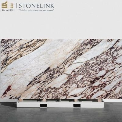 Calacatta viola marble slab