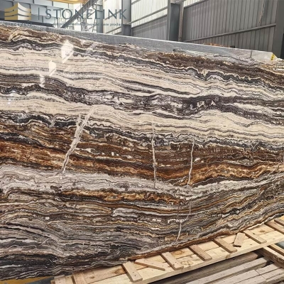 Jurassic traonyx travertine slab