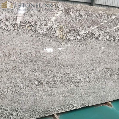 Glacier white granite slab