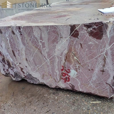 Velvet Red quartzite block