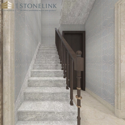 Portsea Grey marble slab