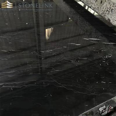 Vanta Nero marble slab