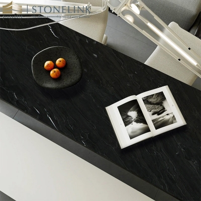 Vanta Nero marble slab