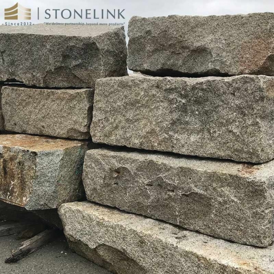 Reclaimed kerb granite block