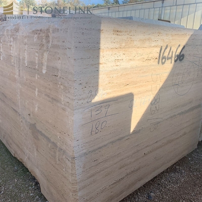 Classic travertine block