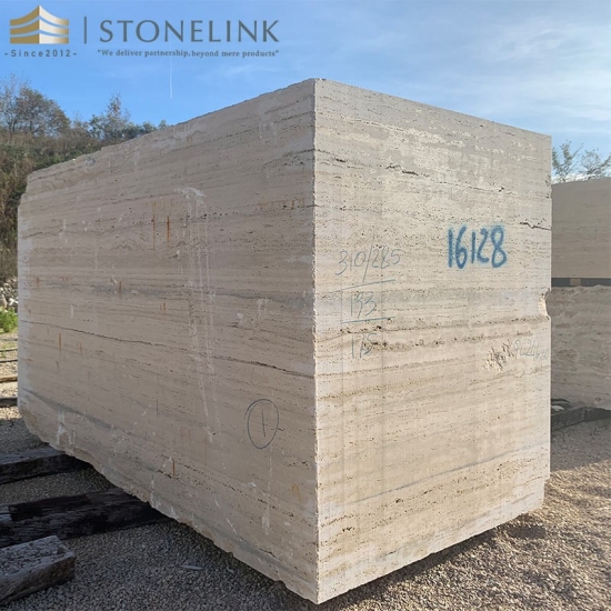 Classic travertine block