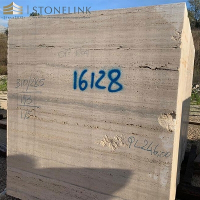 Classic travertine block