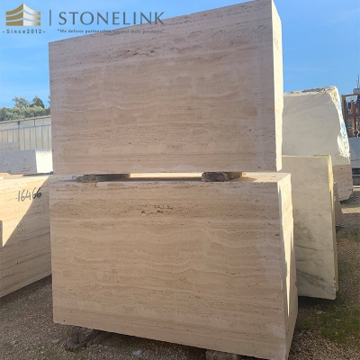 Classic travertine block