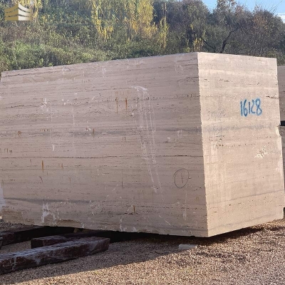 Classic travertine block