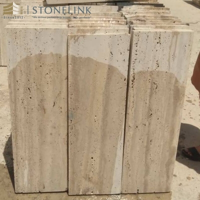 Honed classic travertine tile