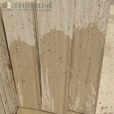 Honed classic travertine tile