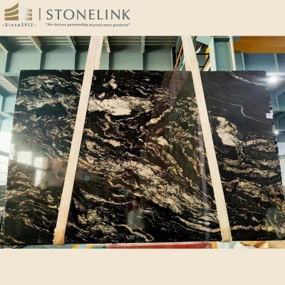 Cosmic Black granite countertops