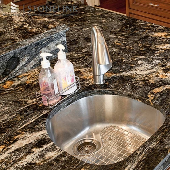 Cosmic Black granite countertops