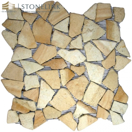 Sandstone mosaic tile