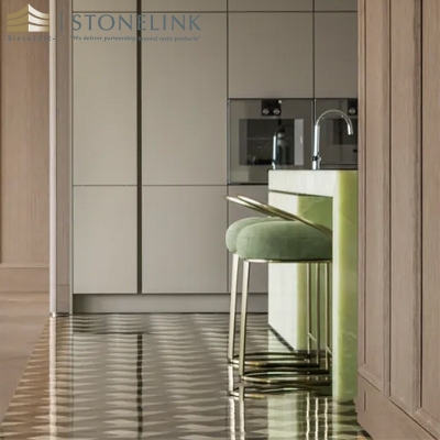 Green onyx countertop
