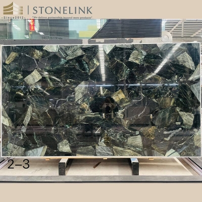 Imperial Green Quartzite slab