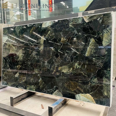 Imperial Green Quartzite slab