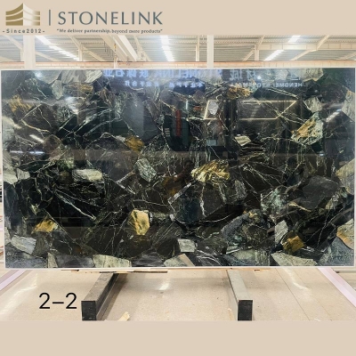 Imperial Green Quartzite slab
