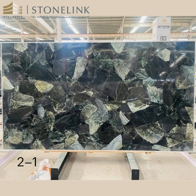 Imperial Green Quartzite slab