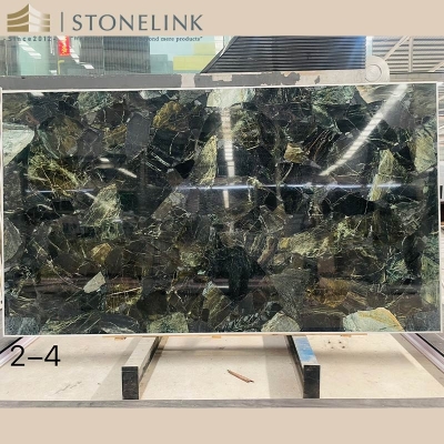 Imperial Green Quartzite slab