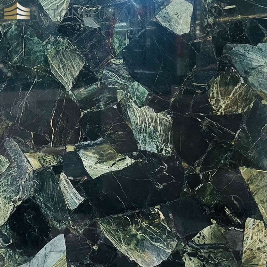 Imperial Green Quartzite slab