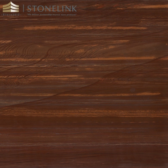 Terra Rosa vein cut quartzite slab