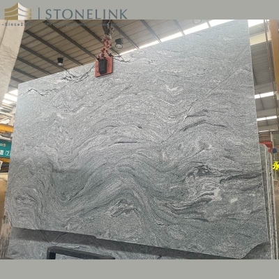 Viscont White granite slab
