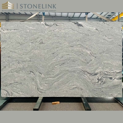 Viscont White granite slab
