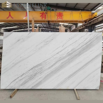 Volakas marble slab
