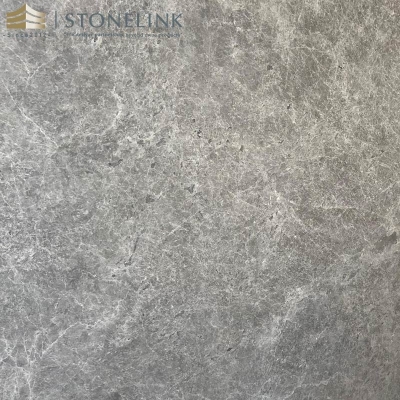 Grey Emperador marble slab