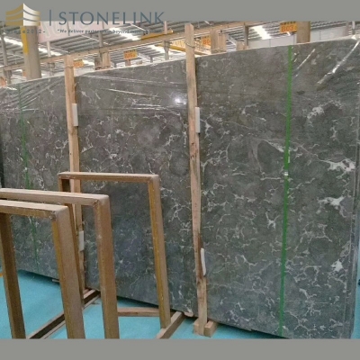 Romantic Grey marble slab