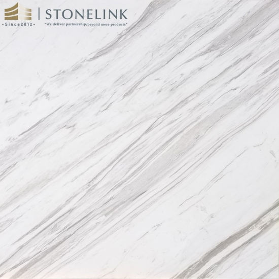 Volakas marble slab