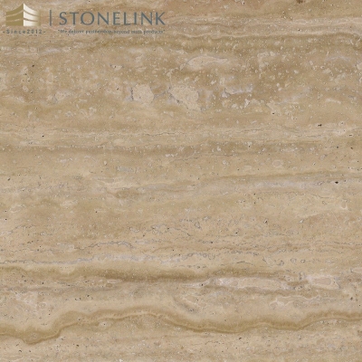 Turkish Beige travertine slab