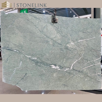 Green Lamon granite slab