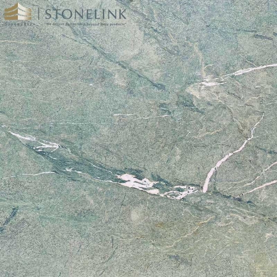 Green Lamon granite slab