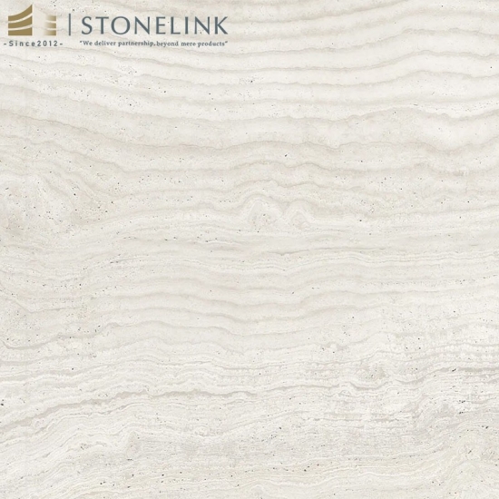 Super White travertine slab