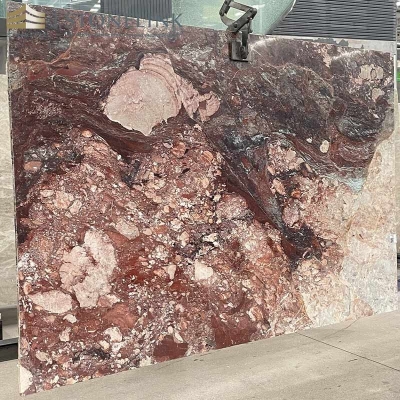 Four Seasons Violet marble slab
