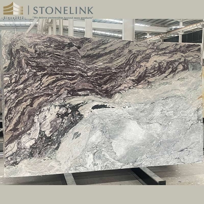 Fantastic Violet marble slab